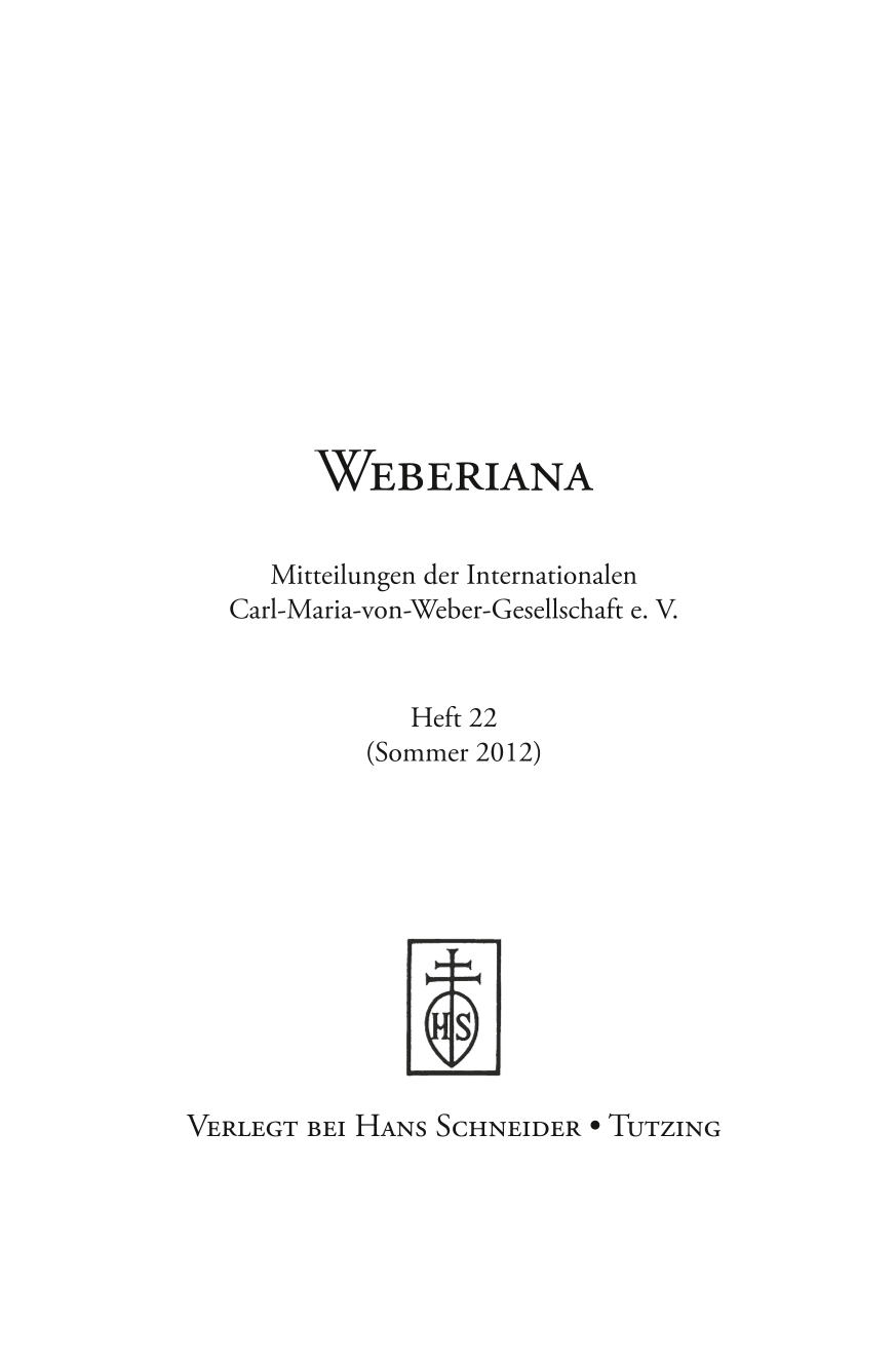 					Ansehen Bd. 22 (2012): Weberiana
				